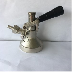 Type G Beer Keg Coupler with pressure relief valve Ergonomic Design Lever Handle with Stainless