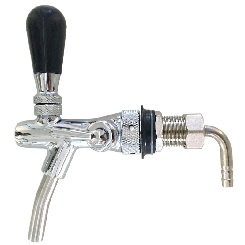 Adjustable flow control G5/8 shank beer tap for bar